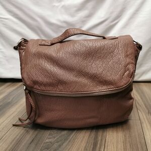 Colab Vegan Leather Slouchy Crossbody Messenger Bag